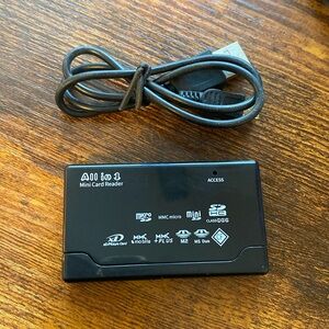 All-in-One Mini Card Reader - Black
